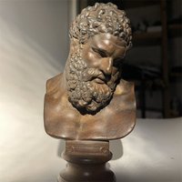 Retro Roman art sculpture Hercules head art sketch teaching aids home desktop decoration ornaments creative