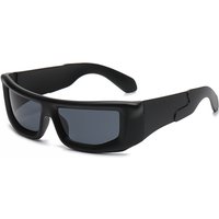 AliExpress NONE Y2K Futuristic Trendy Sunglasses, Sun Protection & Anti-Glare, Unisex For Cycling And Daily Streetwear 1074