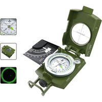 Travel K4074 High Precision Metal Compass Luminous Dial Multi-purpose American Compass Outdoor Survival Tool Camping Gear NA69S
