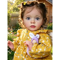 Reborn-Puppe - 20 Zoll große, süße, weiche Vinyl-Babypuppe, realistische Babypuppe mit komplettem Zubehör, perfekte Umarmungen, Spielzeit und Geschenke für Kinder ab 3 Jahren