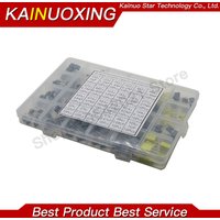 24values*10pcs=240pcs Correction Capacitor Assorted Kit 63V-100V 102J-105J Polypropylene Safety Plastic Film Capacitors