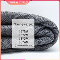 Tissu feutre antidérapant en caoutchouc vinyle à motif de fleur de prunier 180x100cm, pour bricolage, tapis de sol, coussin de siège de voiture, matériau antidérapant