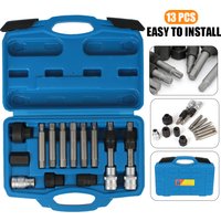 Car Repair Tools Alternator Pulley Kit Engine Generator Belt Wrench Removal Set Automotive Accessories For BMW Opel Audi VW Ford