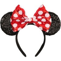 1pc Princess Hairband Polka Dot Bow Minnie Mouse Ear Head Hoop Party Birthday Theme Park Wear Fashion Girl Hair Accessory