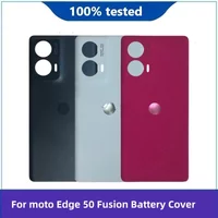 new 6.7" For Motorola Edge 50 Fusion Back Battery Cover Case Housing Rear Parts For Moto Edge 50 Fusion Battery cover