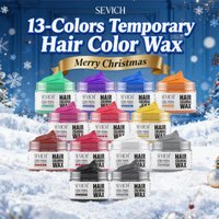 Christmas Temporary Hair Color Wax One-Time Hair Colour Mud Purple Green Hair Dye Cream For Daily Party Cosplay DIY Hair Styling