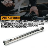 Motorcycle Steel Spark Plug Wrench Tool 89216-MBA-000 For Honda Shadow ACE Aero Phantom RS Spirit 750 1997-2024