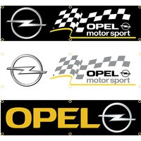60X240cm Opels Car Banner Flag Polyester Printed Garage or Outdoor Decoration Tapestry