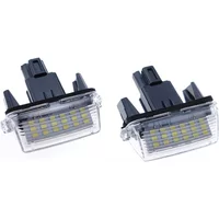 2PCS 12V LED Car Number License Tail Plate Lights Light Bulb For Toyota Camry 50 55 V50 V55 XV50 XV55 Prius Yaris Verso Corolla