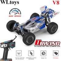 WLtoys 144011-V8(144001 Upgraded) 2.4G RC Car 65KM/H 550 Motor 4WD High Speed Off-Road Drift RC Toys For Kids And Adults Gift