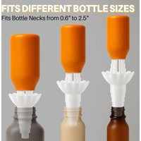 1/2Pcs Bottle Emptying Liquid Transfer Connectors Reusable Bottle Funnel Adapter For Kitchen For Soap For EmptyingGood Quality