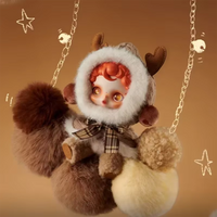 100% POP MART SKULLPANDA Seria Zimowa Symfonia Blind Box Mystery Box Torebka Niespodzianka Zabawki Lalka Urocza Figurka Anime Ozdoby na Biurko