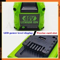 For Greenworks 40V Battery 8.0Ah Li-ion Battery for GreenWorks 29462 29472 29282 G-MAX GMAX Lawn Mower Power Tools Battery