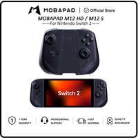 Joypad MOBAPAD M12 HD / M12 S do Nintendo Switch 2 z joystickiem TMR, wibracjami HD, mechanicznymi przyciskami, możliwością remapowania i funkcją Macro.