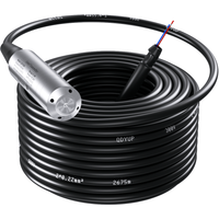 IP68 Hydrostatic Water Level Sensor Transmitter 1m 2m 3m 5m 15m to RS485 0-10V 0-5V 0-3.3V 4-20mA Liquid Level Sensor Transducer