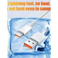 1/2m 6a Fast Charging Data Cable Mobile Flash Charging Cable Usb C Charging Suitable For Ultra Fast Charging Of Mobile Phones