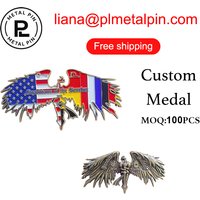 Custom Medal Personalized Commemorative Award Medal for Company Club Bulk Order