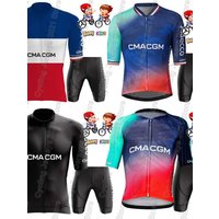 AliExpress NONE Kids CMA-CGM 2026 Team Cycling Jersey Set Boys Girls France Cycling Clothing Road Bike Shirts Suit Bicycle Pants Suit Bicycle