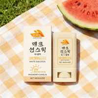 Hanchobit Matte Sunscreen Stick UV Protection Lightweight Refreshing Hydrating Sweat Resistant Long Lasting Daily Sun Care Stick