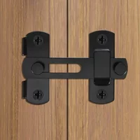 Degree Stainless Steel Toggle Latch Sliding Barn Lock Hardware Gate Latches for Window Closet Door Lock Guard Latch Bolt