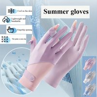 AliExpress NONE OhSunny Summer Light Breathable Sunscreen Driving Gloves New Tech Ceramic Fabric UPF 2000+ Anti UV Slip For Outdoor Cycling