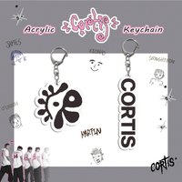 Korean boy group CORTIS debut support high-transparent double-sided sandwich keychain
