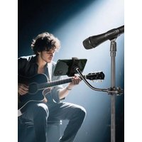 Mic Stand Phone Holder Gooseneck Pole Flexible Phone Support Adjustable Mic Stand Holder for Microphones Stand/Smartphones