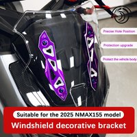 Suitable for Yamaha NMAX155 motorcycle accessories, models 25-26, windshield decoration bracket modification, windshield bracket