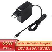 65W Max 61W 45w USB C Type C Phone Laptop Charger Power Adapter For MacBook ASUS ZenBook lenovo dell Xiaomi air HP Sony Power