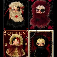 Alice Cards Contract Series Blind Box Trendy Toy Ornament Pretty Doll Exquisite Backpack Pendant Mystery Box Surprise Fun Gift