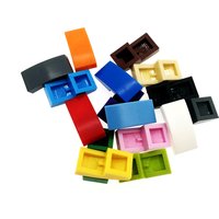 400pcs Build MOC Compatible 67128 Assembles Particles 11477 Slope Curved 2x1x2/3 Building Blocks DIY Educational Toys