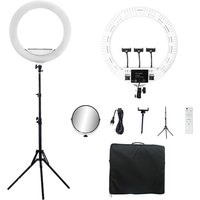 Professional 22inch Led Ring Lamp with Tripod 100W Yidoblo FS640II Ring Lights for Makeup Tattoo Video Photo Studio Stream CRI95