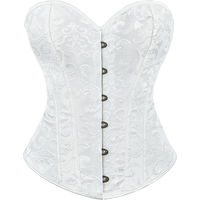 Corset Bone Clothing Steel Boned Sexy Court Corset Laced Waist Cincher Vintage Shapewear Abdominal Belt Tight Binding