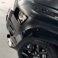 For Land Rover Defender 110 2020+ for Urban style front bumper splitter lip diffuser spoiler protective panel decorative