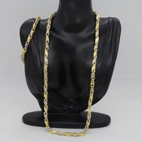 60cm High Quality Necklace 14K Gold Plated Jewelery for Men and Women Chain with Hand Chain Bracelet