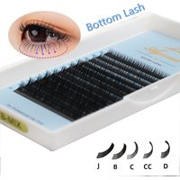 AGUUD Cashmere Lower Lashes False Eyelashes J, B Curl 0.03-0.20mm Mixed 5-7mm Natural & Soft for Pro Lash Tech Salon