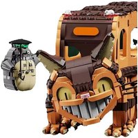 Exploring animal skeletons similar to cat car models and building block toys, suitable for adult manual puzzle activities