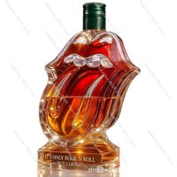 Tongue bottle ornament, glass whiskey bottle crafts