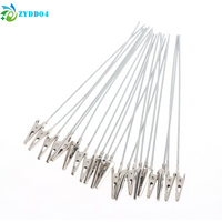 ●10/20/50Pcs Wood And Metal Painting Stand Alligator Clip Stick Modeling Tool For Airbrush Model Part DIY Accessories