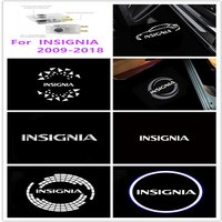 2Pcs LED Decoration lamp Accessories For Opel Insignia 2009-2018 Car Door welcome Light 2010-2011-2012-2013-2014-2015-2016-2017