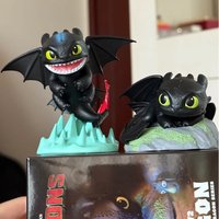 In Stock Genuine Beast Kingdom Toothless Night Fury Model Collectible Figure How To Train Your Dragon Desktop Decoration Gift