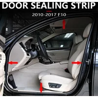 for 2010-2017 F10 BMW 528i 535d 535i 550i Hybrid 5 M5 Car Body Rubber Sealing Strip Door Soundproof 51727278503 51727278506