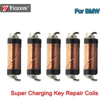 YIQIXIN 5/10 PCS Transponder Inductance Coil For BMW X1 X3 X5 X6 X7 Super Charging Key Repair Coils Replacement Remote Car Key
