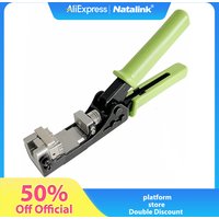 Natalink 180° Network Module Punch Down Tool Wire Cutter RJ45 Module Keystone Jack Termination for CAT5 CAT6 4-Pair Jacks
