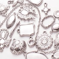 Personality Blank Cabochon Base Settings 304 Stainless Steel Wings Angle Pendant Charms For Jewelry Making Handmade Bag Keychain