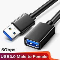 USB 3.0 Male to Female Extension Cable 5Gbps High Speed Data Sync Cord For PC PS3 Laptop to U Disk Smart TV USB Extension Cable