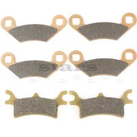 Motorcycle Front & Rear Brake Pads for POLARIS Sportsman 500 600 700 800 Magnum 330 325 250 Trail Blazer Scrambler