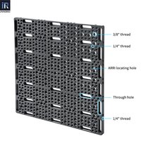 INNOREL 30*30cm Multi-Functional Large Cheese Plate, Switching Mounting Plate with Built-in ARRI Locating Holes for Tripod