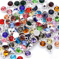10 pcs/lot Fashion Round Crystal Gems 7mm Birthday Party Decorations Festive Gifts DIY Personalization Jewel Crafts Accessories