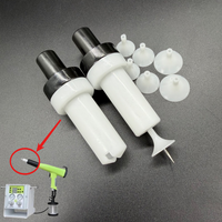 Replacement Electrode Holder Flat Round Spray Nozzle Fit for Powder Coating Spray Gun